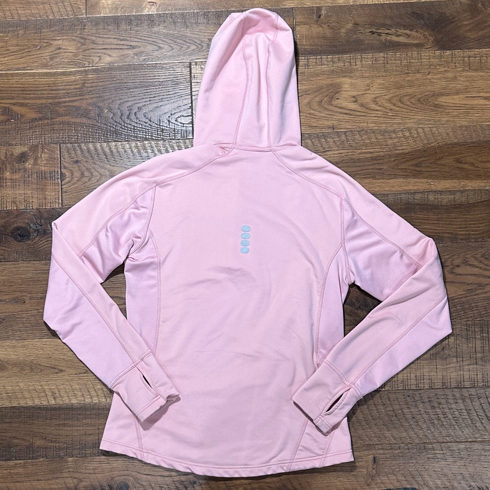 Nike Women's Light Pink Half-Zip Hoodie - Picture 4 of 6